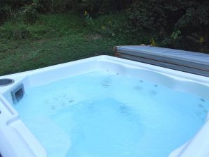 The Cedar Cabin Hot Tub